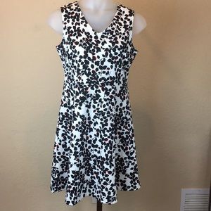 Talbots Womens Size Large Sleeveless Dress Floral